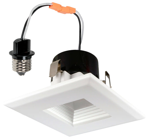 Best Lighting Products 3.5 Inch LED White Square Baffle Downlight Fixture (BRK-LED350-BWSQ-3K)