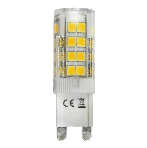Standard 3.5 Watt LED 3000K 120V 380 Lumen PIN-Blade (G9) Base Bulb (LED-G9-120-4W-3K)