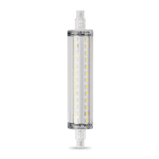 Feit Electric LED R7S, 60W Equivalent, 800 Lumen, 118mm, Double-Ended T3, Halogen Replacement Bulb, 3000K Bulb (BPJ118/LED)