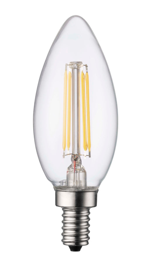 QLS 4 Watt LED B10 2700K 320 Lumen 120V 80 CRI Candelabra (E12) Base Dimmable Bulb (FB11D4027EE12C)