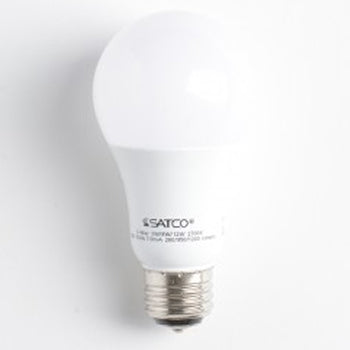 SATCO/NUVO 3/9/12A19/3WAY LED/2700K/120V 3/9/12W A19 LED 3-Way Frosted 2700K Medium Base 220 Degree Beam Spread 120V (S9316)