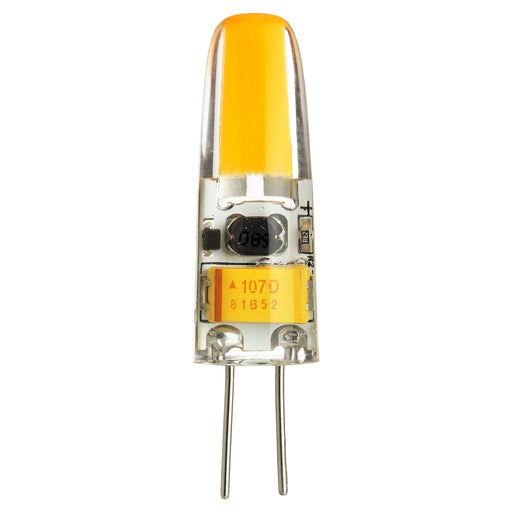 Sunlite G4/LED/1.5W/CL/12V/D/30K/CD LED 3000K 12V 1.5 Watts 170-200 Lumens Bipin (G4) Dimmable (80861-SU)