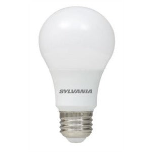 Sylvania LED6A19F85010YVRP2 6W A19 LED 5000K 120V 450 Lumen 80 CRI Medium E26 Base Frosted Bulb (74081)