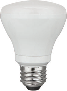 TCP 10 Watt R20 LED 3000K 120V 675 Lumen Medium (E26) Base Dimmable Smooth Flood Bulb (LED10R20D30K)